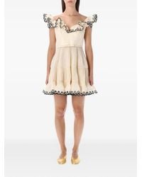 Zimmermann - Gerüschtes Minikleid - Lyst