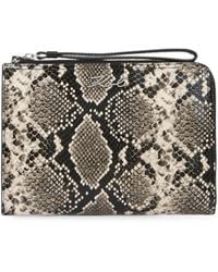 KARL LAGERFELD - K/Signature Travel Pouch - Lyst