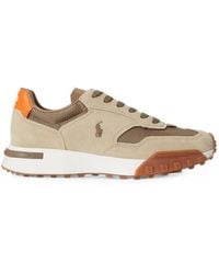 Polo Ralph Lauren - Eldridge Suede-Panelled Sneakers - Lyst