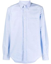 Aspesi - Long-Sleeve Patch-Pocket Shirt - Lyst
