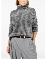 Avant Toi - Pull Côtelé À Col Roulé - Lyst