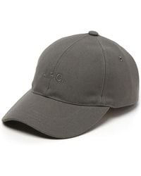 A.P.C. - Charlie Logo-embroidered Baseball Cap - Lyst