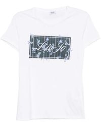 Liu Jo - Logo T-Shirt - Lyst