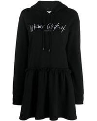 Viktor & Rolf - Logo-Embroidered Sweatshirt Dress - Lyst