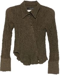 Song For The Mute - Distressed-Effect Shirt - Lyst