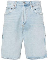 Agolde - Vida Jeans-Shorts mit hohem Bund - Lyst
