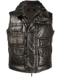 DSquared² - Multiple-Pocket Design Gilet - Lyst