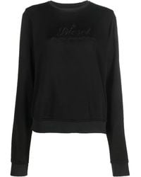 DIESEL - Embroidered-Logo Crew Neck Sweatshirt - Lyst
