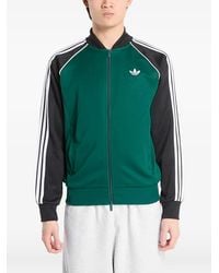 adidas - 3-Stripes Zip-Up Sweatshirt - Lyst