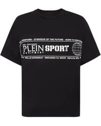 Philipp Plein - Logo-Print Round-Neck T-Shirt - Lyst