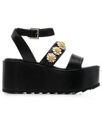 Fabrizio Viti - Flower-Applique Sandals - Lyst