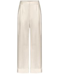 Loulou de Saison - Davy Pleated Rolled Trousers - Lyst