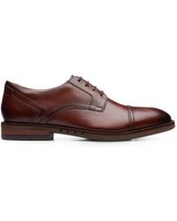Clarks - Un Hugh Cap Leather Derby Shoes - Lyst