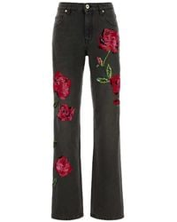 Blumarine - Sequin-Embroidered Jeans - Lyst