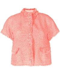 Shiatzy Chen - Bead-Embellished Tweed Jacket - Lyst