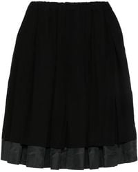 Comme des Garçons - Layered Pleated Midi Skirt - Lyst