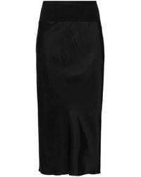 Rick Owens - Ribbed Waistband Skirts - Lyst