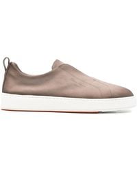 Santoni - Victory Slip-On Sneakers - Lyst