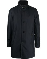 Moorer - Buttoned-Up High-Neck Coat - Lyst