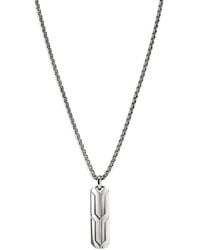 John Hardy - Sterling Icon 50 Tag-Pendant Necklace - Lyst