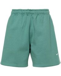 Nike - Solo Swoosh-embroidered Track Shorts - Lyst