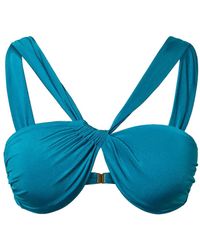 Twinset - Bikinitop Met Ruches - Lyst