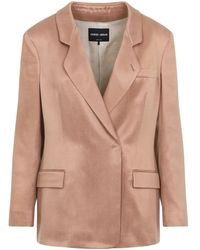 Giorgio Armani - Double-Breasted Blazer - Lyst