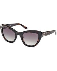 GUESS EYEWEAR - Geometric-Frame Sunglasses - Lyst