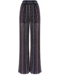 Missoni - Herringbone-Striped Sequin-Embellished Trousers - Lyst