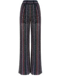 Missoni - Herringbone-Striped Sequin-Embellished Trousers - Lyst