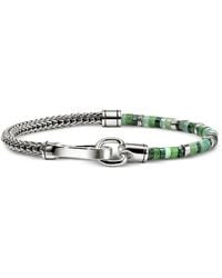 John Hardy - Sterling Heishi Chain Malachite Bracelet - Lyst