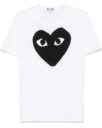 COMME DES GARÇONS PLAY - T-Shirt Met Print - Lyst