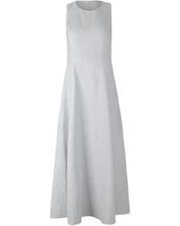 Eleventy - Linnen Maxi-Jurk - Lyst