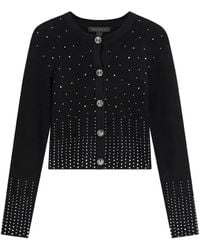 Guess - Crystal-Embellished Cardigan - Lyst