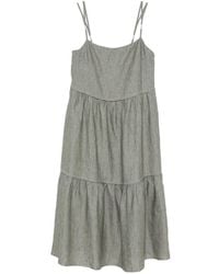 Peserico - Tiered Sleeveless Midi Dress - Lyst
