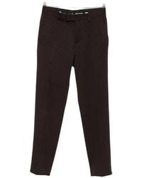KARL LAGERFELD - Road Monogram-Pattern Tailored Trousers - Lyst