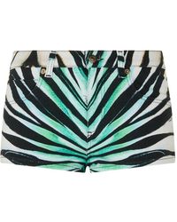 Roberto Cavalli - Bermudas Con Estampado Ray Of Sea - Lyst