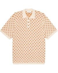 Les Deux - Esmay Openwork Polo Shirt - Lyst