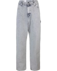 Carhartt - Jeans Met Acid-Wassing En Zakken - Lyst