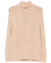 Brunello Cucinelli - Cable-Knit Roll-Neck Sweater - Lyst
