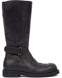 MM6 by Maison Margiela - Leather Knee-High Boots - Lyst