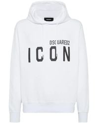 DSquared² - Logo-Print Hoodie - Lyst