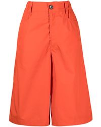 MERYLL ROGGE - Wide-leg Cotton Bermuda Shorts - Lyst