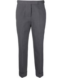 Thom Browne - High-waisted Cropped Trousers - Lyst