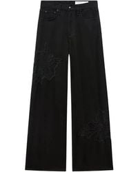 Rag & Bone - Sofie Floral-Detailed Trousers - Lyst