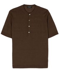 Dell'Oglio - Henley Short-sleeve T-shirt - Lyst