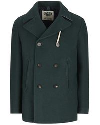 Camplin - Notch-Lapel Double-Breasted Peacoat - Lyst
