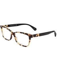 Kate Spade - Tortoiseshell-Effect Rectangle-Frame Glasses - Lyst