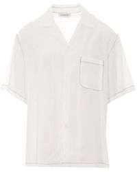Lanvin - Pocket Print Shirt - Lyst