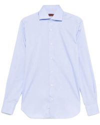 Barba Napoli - Button-Fastening Cotton Shirt - Lyst